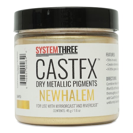 System Three Resins CastFX Dry Metallic Color Pigments, Newhalem, 45g 3169S06